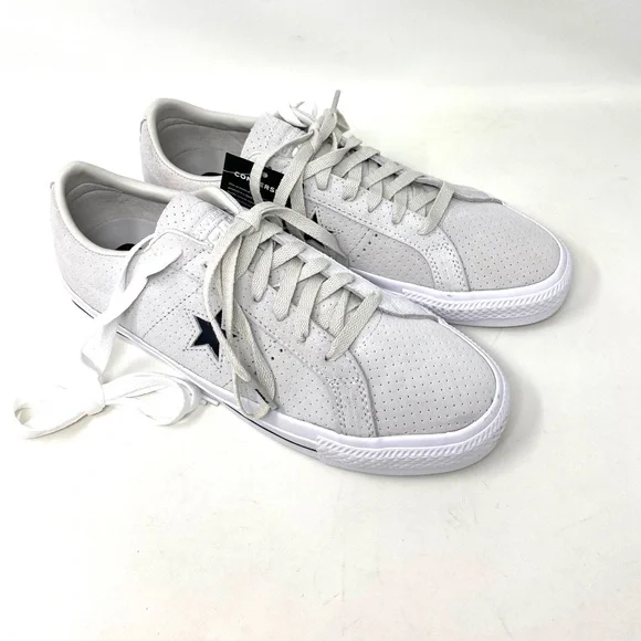 Converse One Star PRO Shoes Men’s Low Top Pale Putty Suede Size Sneakers 170072C - Picture 7 of 10